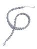 Inodore Glass Pearl Necklace _ Silver Gray