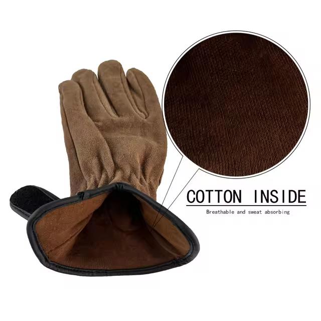 Work Gloves for Men, Work Gloves Men Heavy Duty ,Firm Grip Work Gloves,Puncture Resistant,guantes de trabajo para hombre L