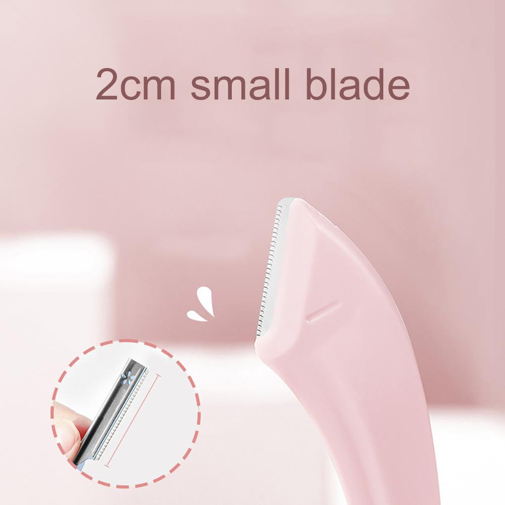 GECOMO Eyebrow Trimming Set Anti-scratch Eyebrow Scraping Blade with Eyebrow Combe