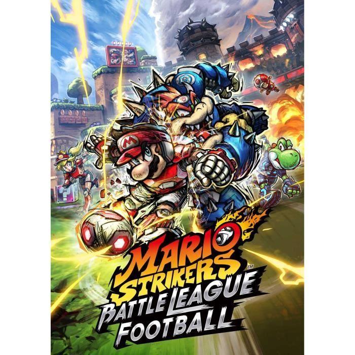 Jeu de football - nintendo - mario strikers: battle league - 1-8 joueurs - pegi 7+ - switch