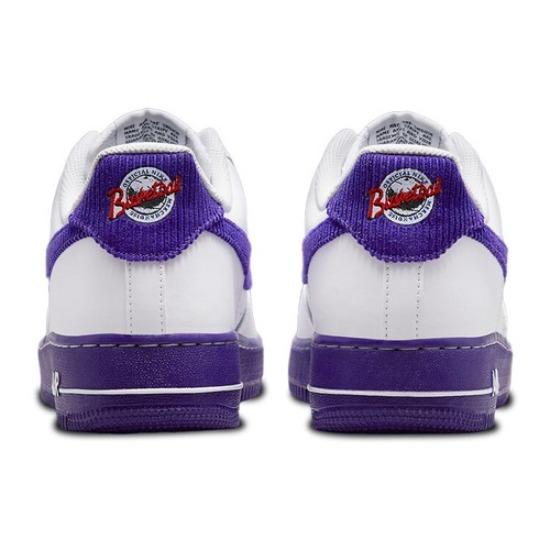 Nike Air Force 1 '07 LV8 EMB White Court Purple 2021 - DB0264100