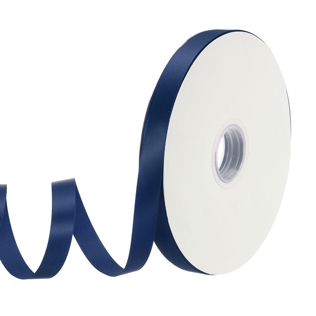 Polyester Satinband einseitig Grosgrainband Unifarbenes Stoffband für Basteln Hochzeitsparty Geschenkverpackung 5/8"x100 Yard