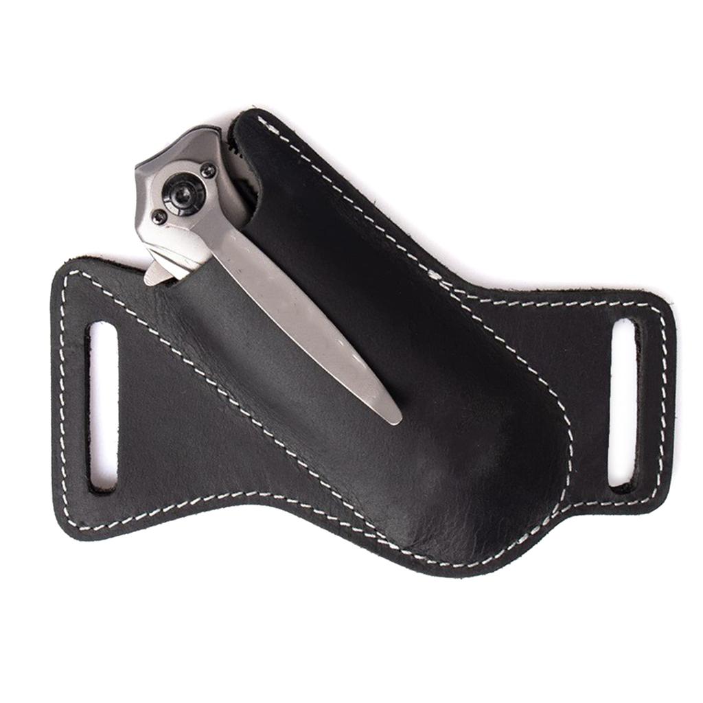 PU-Leder Klappmesser Scheide Gürteltasche Werkzeug Aufbewahrungstasche Outdoor Multitool Halter Hüftgürteltasche Männer Geschenk