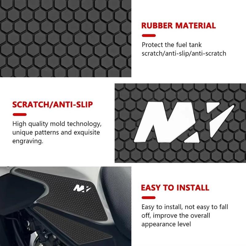 For NX400 NX500 nx 400 nx 500 2023-2025 fuel tank sticker motorcycle fuel tank pad anti-slip fuel tank traction pad accessories