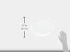 Hasami Ware "Common" Oval Plate, 35cm, White, 17943