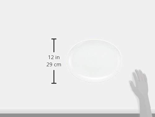 Hasami Ware "Common" Oval Plate, 35cm, White, 17943