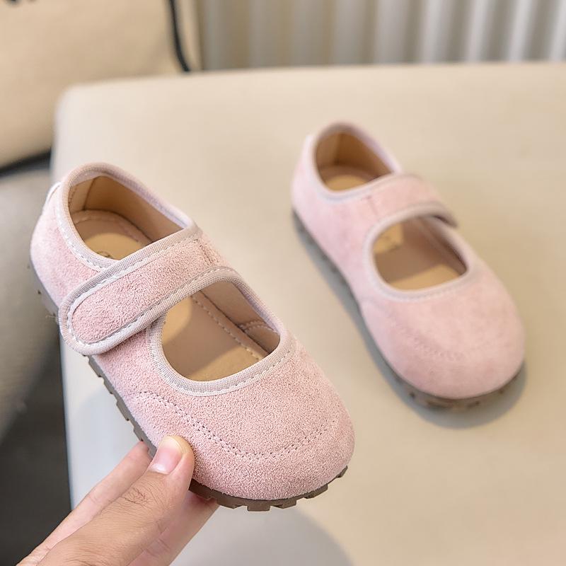 Mädchen Herbst Woll Ballerinas - Weiche Sohle Leder Prinzessin Schuhe