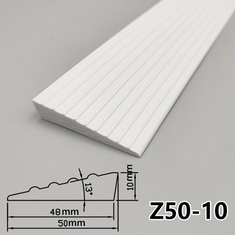 

1Mx5cm Sweeping Robot Climbing Pad Self Adhesive Durable Non Slip Multi-Purpose Door Threshold Transition Bar Home Accessories 1M білий