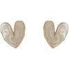Retro love earrings new trendy stud earrings women's niche design sense summer temperament earrings