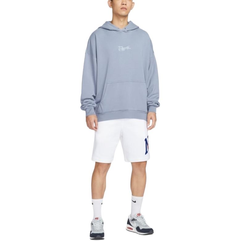 Nike Sportswear Club Fleece Oversized Pullover Hoodie Men Hoodies Blue HV4722493