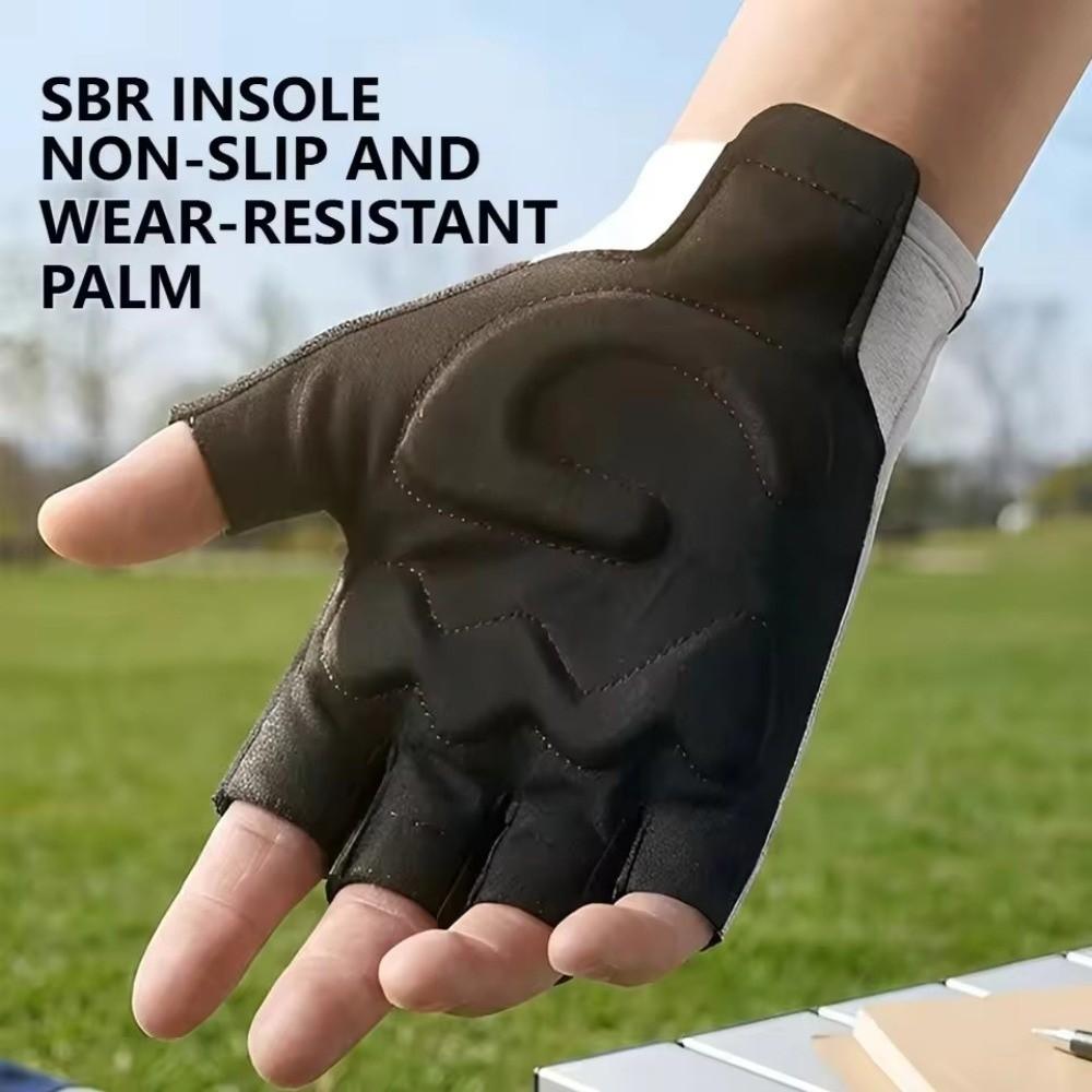 Summer Bike Gloves Short Sport Gloves Outdoors Fishing Gloves Men Women