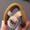 Summer Korean Style Princess Shoes for Baby Girls, Non-Slip Pearl Roman Sandals, Open-Toe Girls' Beach Shoes.
