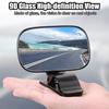 Car Interior Mirrors Baby Kids Safety Monitor Mini Rear View Mirror Makeup Mirror Sun Visor Cilps 360° Rotating Auto Ornament