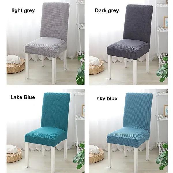 Жаккардовый чехол на стул, эластичный чехол на стул, эластичный чехол, чехол для сиденья, защита от пыли, украшение стула, столовая, свадьба, вечеринка
