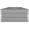 Plant Pot Light Grey 480 X 100 X 45 Cm Galvanized Steel