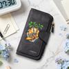 Surf Palm Pattern Long Wallet Casual Large Capacity Fashion Credit Card Holder Forever Style