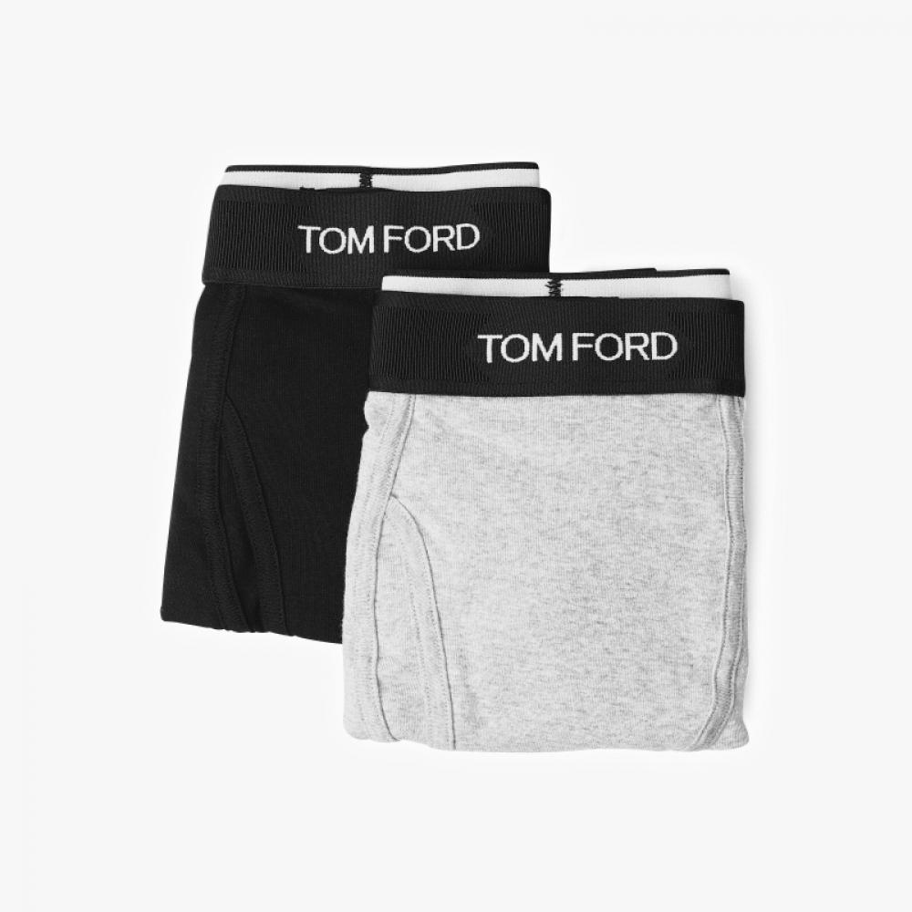 Tom Ford T4xc3 1040 008 Boxer Brief 2er Pack Set Herren Unterwäsche