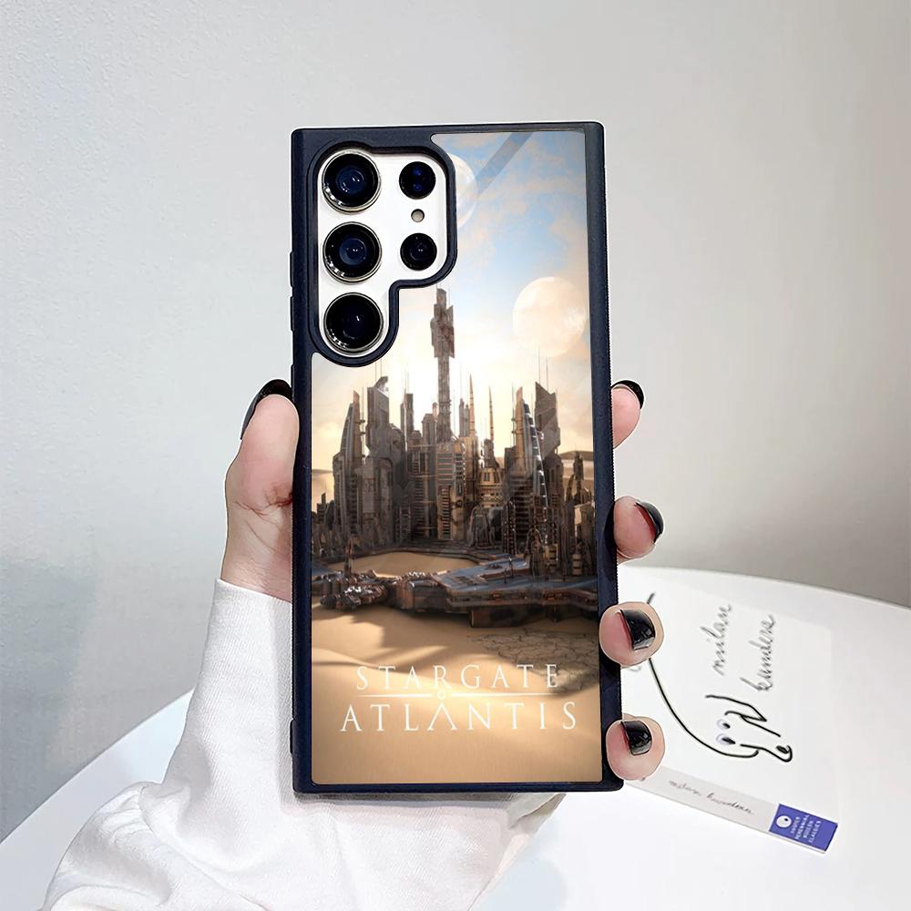 S-Stargate A-Atlantis Handyhülle Für Samsung Galaxy S26 S25 S24 S23 S22 S21 S20 FE Edge Pro Plus Ultra PC+TPU Hülle