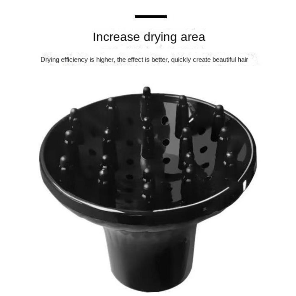 Black Hairdryer Diffuser Cover Universal Dispersing Drying Hair Dryer Diffuser Diffuser Disk Drying Blower Hair Dryer Cover