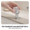 3 Pieces Shower Knob Replacement Kit Long-Lasting 12-Tooth Valve Handle And