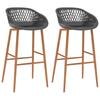 Chaises de bar lot de 2