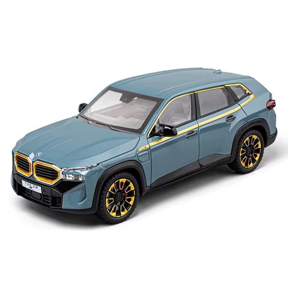 High-Quality 1:24 Scale Die-cast BMW XM Alloy Model Car Replica - Blue