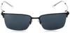 Emporio Armani EA2155 Matte Size 58 Men's Sunglasses, Black,
