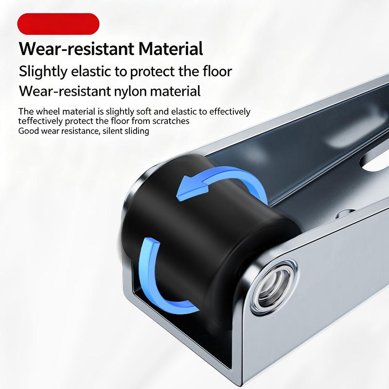 Furniture Side Mounted Directional Roller Door Support Moving Wheel Multi-function Stainless Steel Pulley Gate Casters