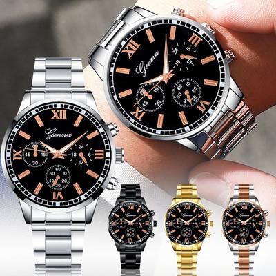 Watch Stainless Steel Wristband Men's Watch Quartz Watch Gift Winner Watch