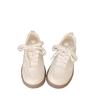 2025 Spring New Retro Round Head Casual Board Shoes Platform Training Shoes Versatile Little White Shoes Sports Shoes Women
