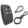 Para Jaguar XF XFR XK XKR XK8 XJ8 2007-2013 Accesorios Inteligentes para Mando a Distancia de Coche, Funda de Silicona para Mando de 5 Botones, Cubierta Protectora