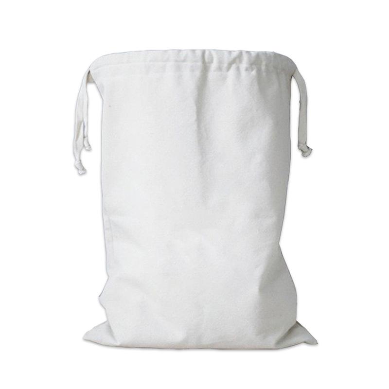 

European American Cotton Drawstring Bag - Dustproof Storage for Clothes and Toys with Custom Logo.