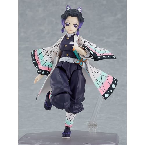 Figma Demon Slayer: Kimetsu no Yaiba Shinobu Kocho Nicht maßstabsgetreue bemalte bewegliche Figur aus Kunststoff