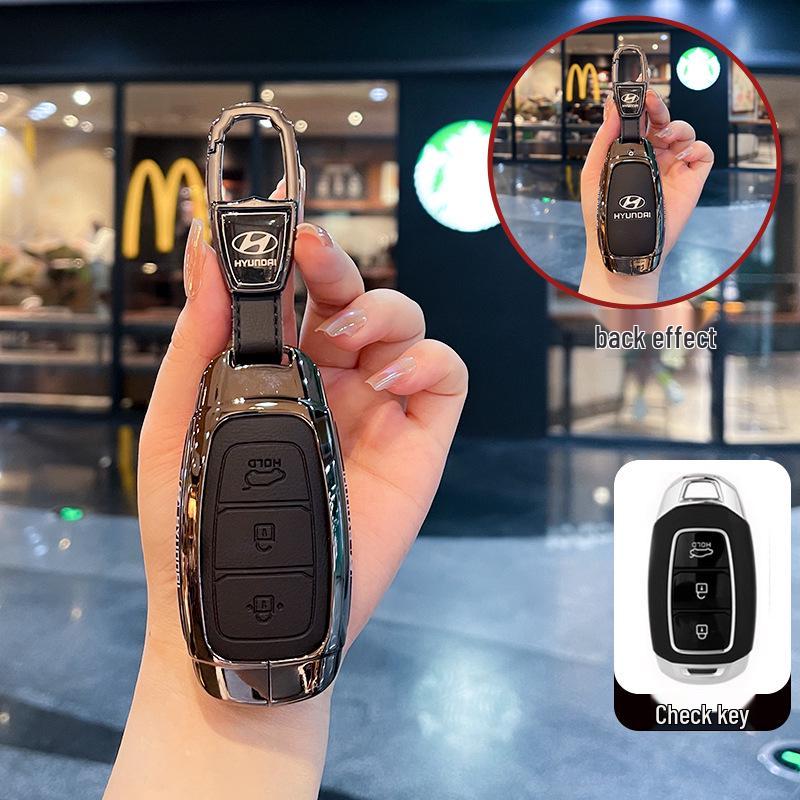 Kompatible Schlüsselhülle für Hyundai Modelle: Elantra, ix35, Coupe, Tucson, Mingtu, ix25 und Kona