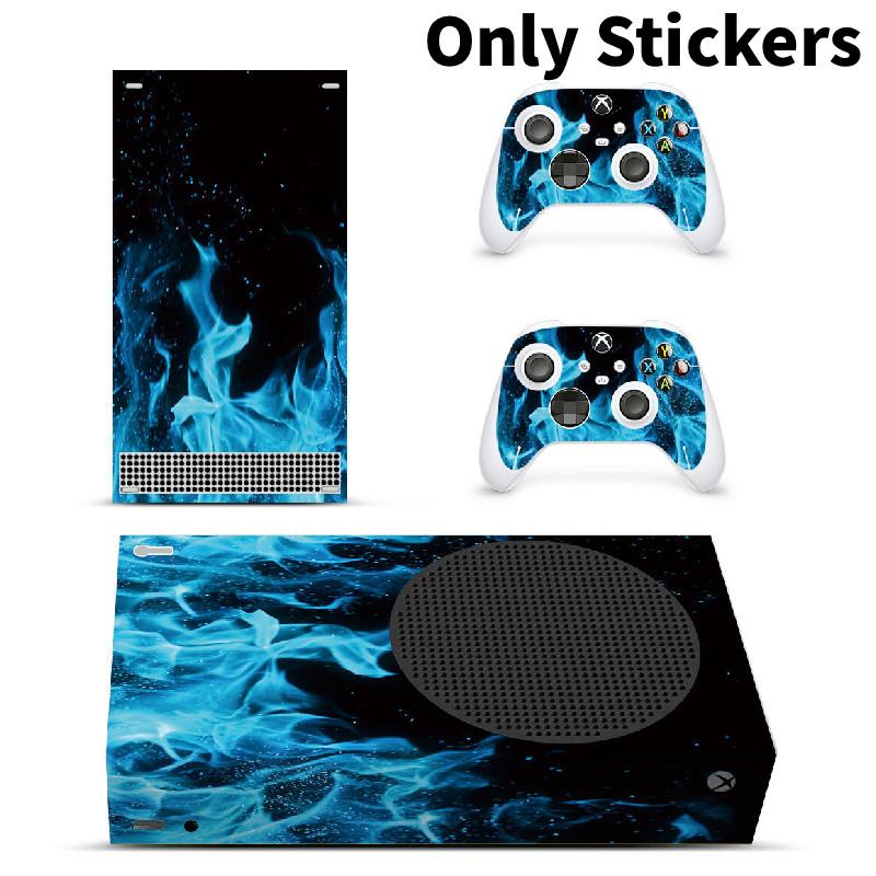 

Shaped Leaves Large Xbox Series S Console 2 Controllers Skin Cover Sticker Style O