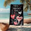 Custom Name Ultra-Soft Beach Towel with Love Theme,Ideal for Pool - Camping, Diving - Perfect Travel Essential, Vibrant Beach Towel.