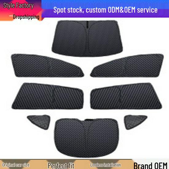 Model Y Renew 3 Car Camping Privacy Side Window Curtains - Sun Protection & Heat Insulation Sunshade