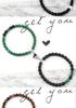 Heart-Shaped Magnetic Couple Bracelet - Best Friend or Sister Gift for Boyfriend - Japanese Korean Student Wristband In Stock