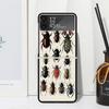 Bugs Bees Scientific Decomposition Phone Case Cover for Samsung Galaxy Z Flip 7 6 5 4 3 5G Flip3 Flip4 Flip5 ZFlip6 ZFlip7 Black