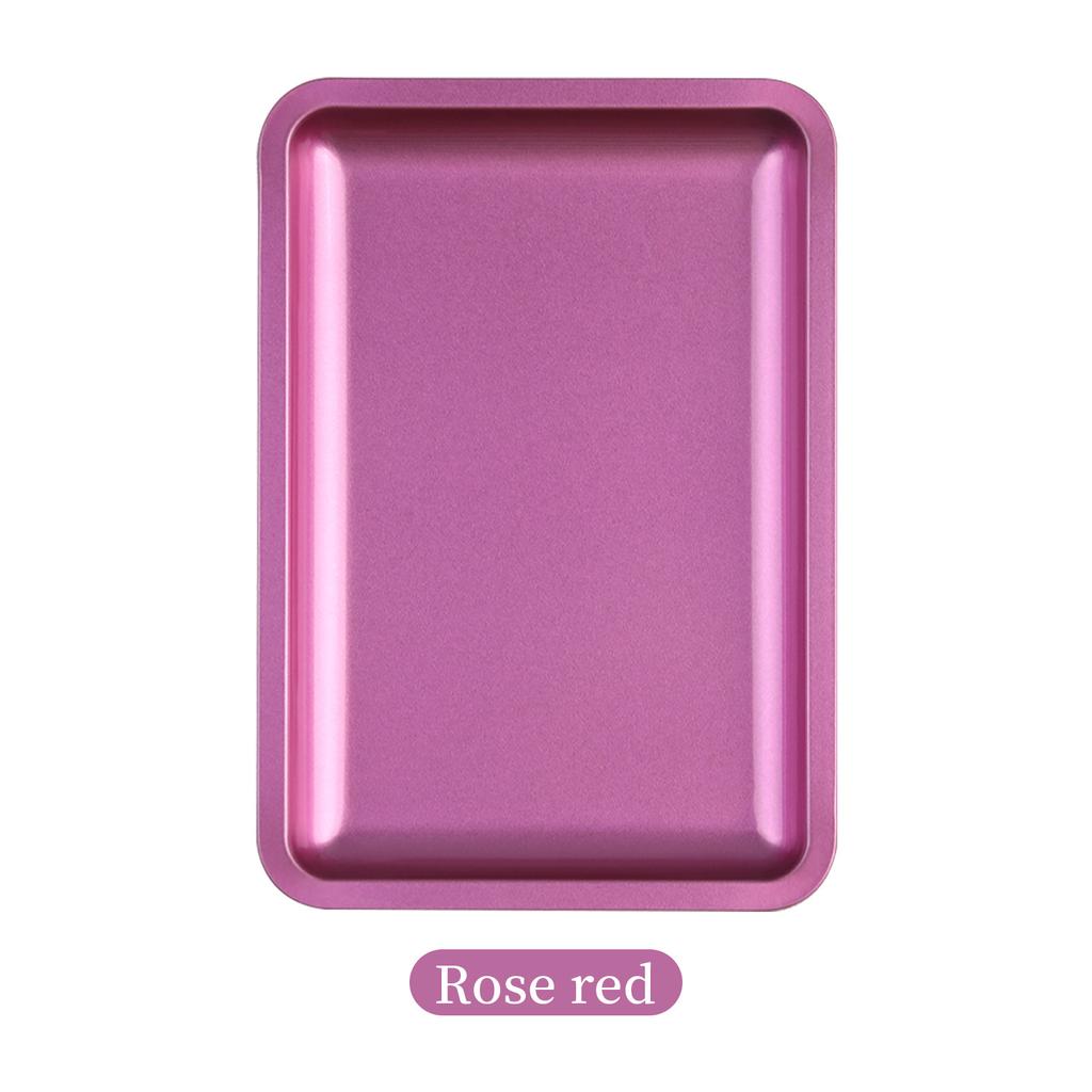 Stainless Steel Manicure Sanitization Tray Tattoo Pen Tray Multi-Use Storage Jewelry Cosmetic Organizer Nail Disinfection Tray