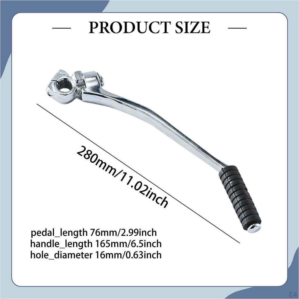 Kick Start Lever Compact Easy Installation Repair Parts Motorcycle Accessory for CG150