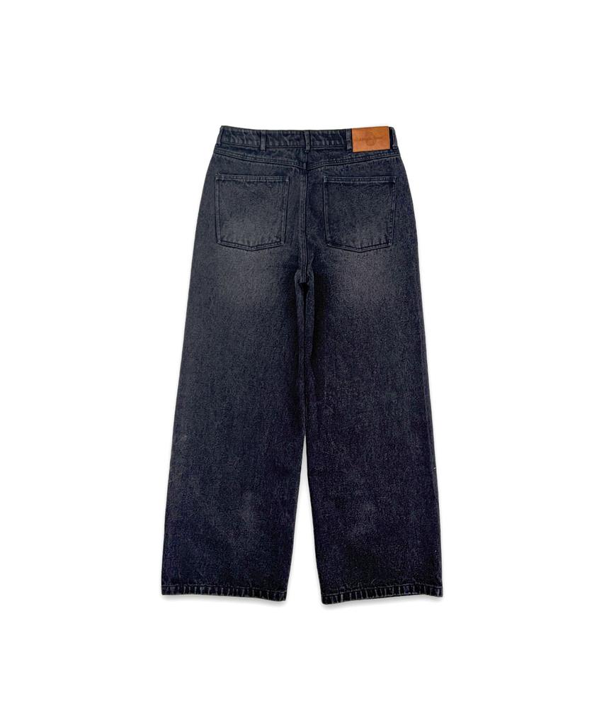 Aejyuttingkeumamaindeu Wide Denim Pants_Gray