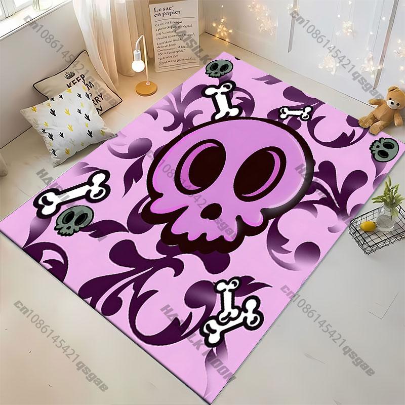 

Skull bow polkacarpet Yoga living room room decor children s crawling mat doormat area rug games floor mat 40x60cm