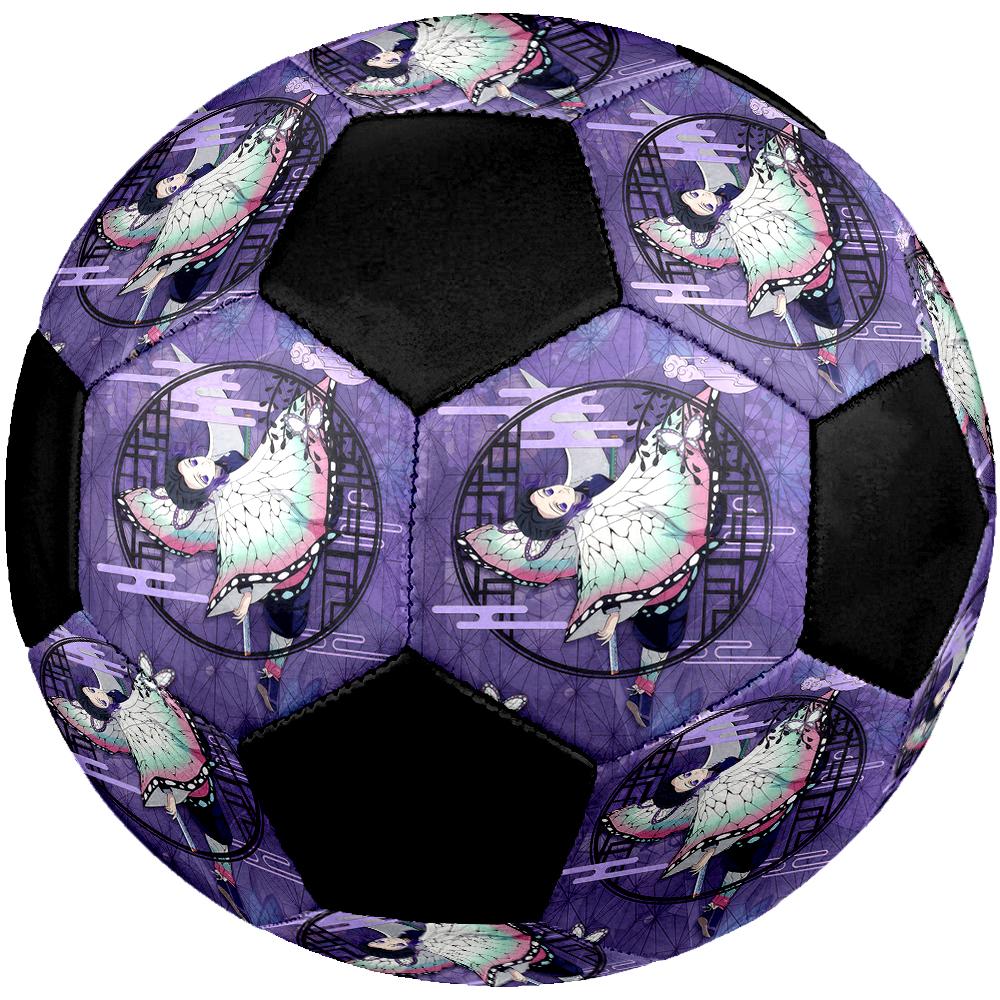 1pc Demon Slayer Kimetsu No Yaiba Football Soccer Ball Size 5 Indoor Soccer Ball Fashion Colorful  Backyard Game -Great For Sports Fans Gift HE8