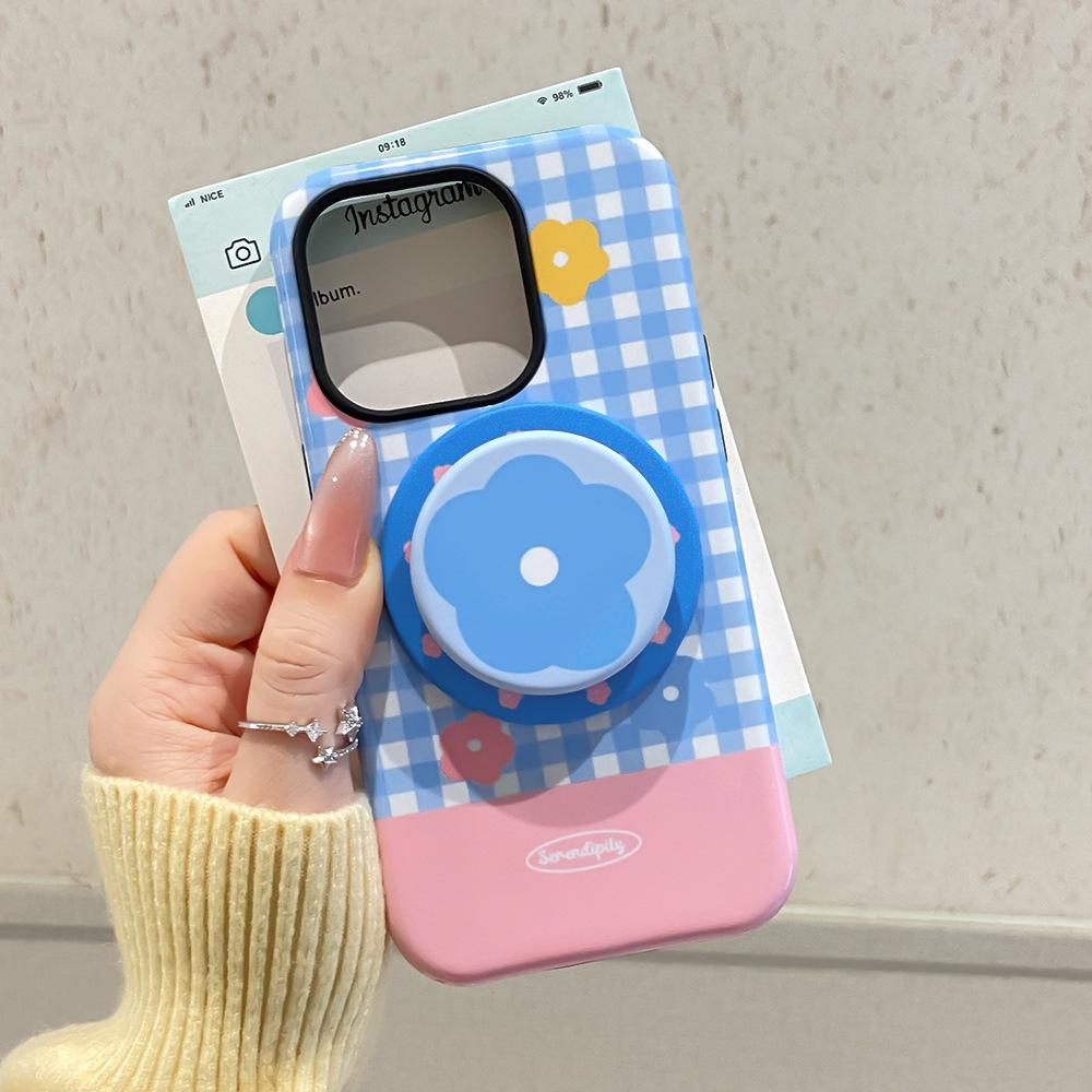 Applicable to Apple 16/17Promax magnetic suction bracket mobile phone case iPhone13/14 film ins wind 15 anti-drop