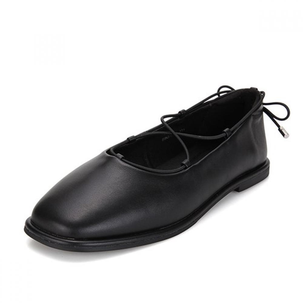 

Barbara Lambskin Ballerina Mary Jane Flat 1cm Bbj133bk 250mm