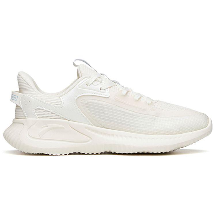 Anta Versatile Breathable Supportive Balanced Shock-Resistant Lightweight Low-Top Running Shoes Women sneaker Ivory-White 122135565-2