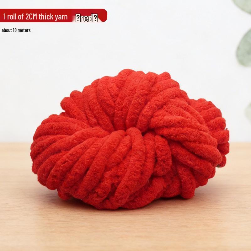 Festive Wine Red Velvet Pendant for New Year & Spring Festival Decorations