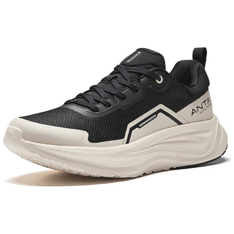 New Anta Le Dao Anti Slip And Wear Resistant Coverage Low Top Training Shoes Men's Black Beige 112517719-4