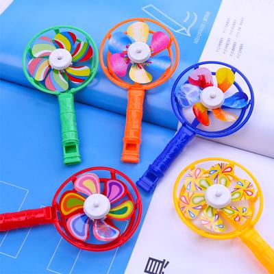 10Pcs Colorful Whistle Pinwheel Game Toy Kids Birthday Party Favors Goodies Bag Pinata Filler Christmas Back To School Gifts